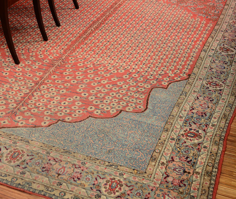 persijski tepih tabriz, kraj 19. veka dimenzije 328 x 232 cm