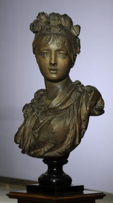 terakota bista a.carrier belleuse, potpisan francuska visina 87 cm