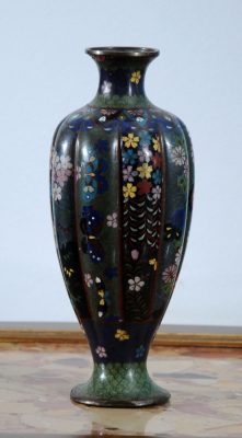 vaza cloisonne, kina druga polovina xix veka visina 25cm